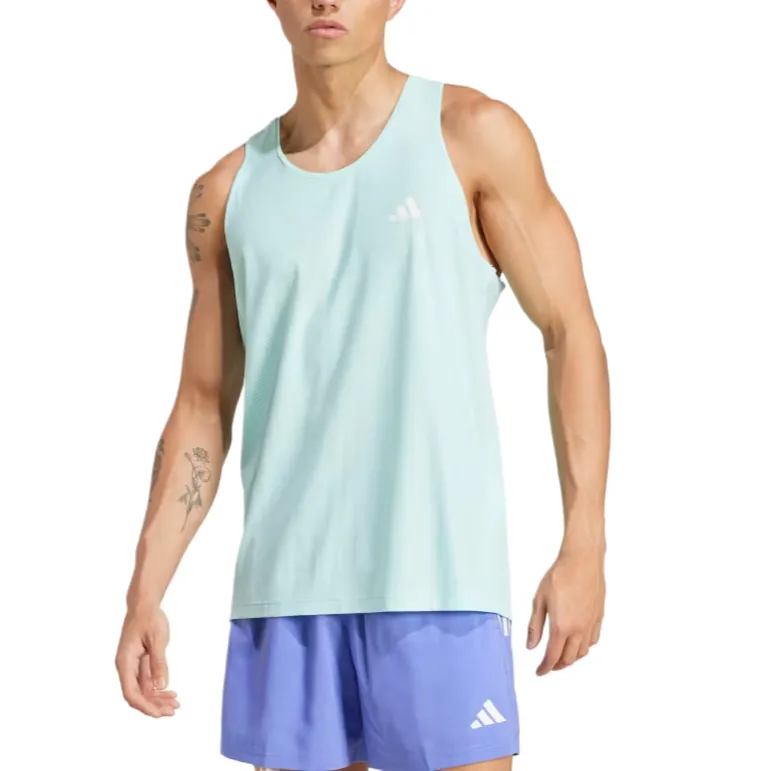 Adidas Own The Run Tank Top Men's Blue-1