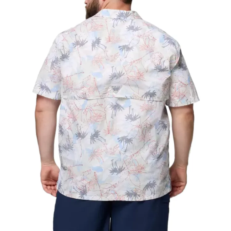 Columbia PFG Trollers Best Shirt Men's White-1