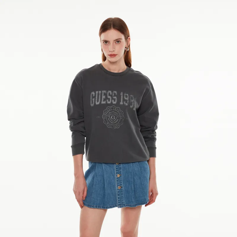 GUESS Sweatshirt Unisex Dark Gray-2