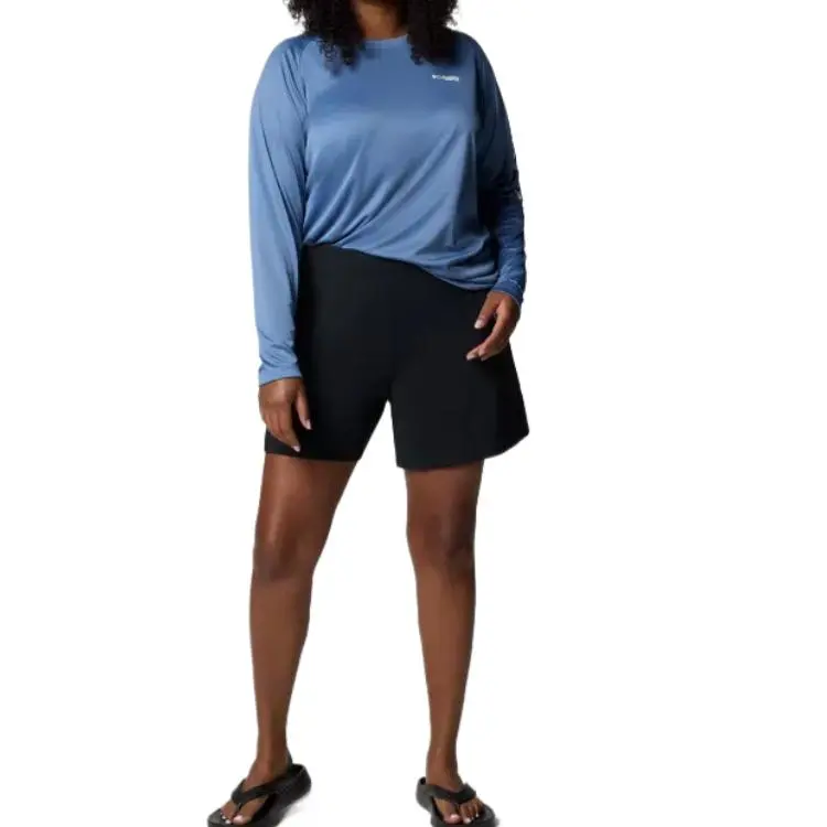 Columbia PFG Tidal Casual Shorts Women's Black-5