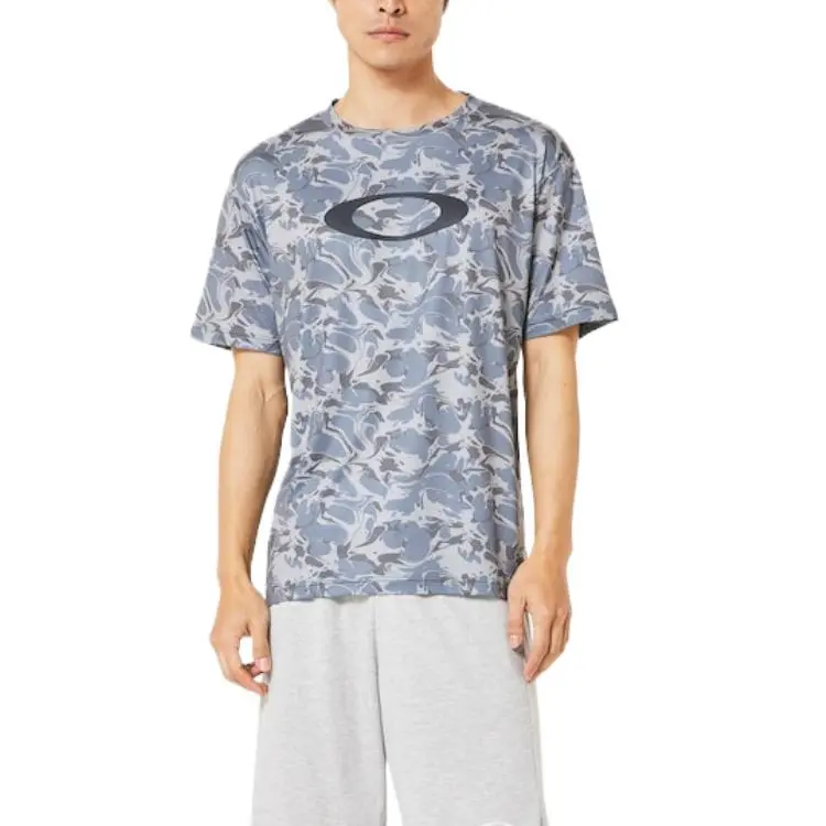 Oakley Enhance Qdevo SS Tee Graphic 4.0 T Shirt Men's Green Printing-3