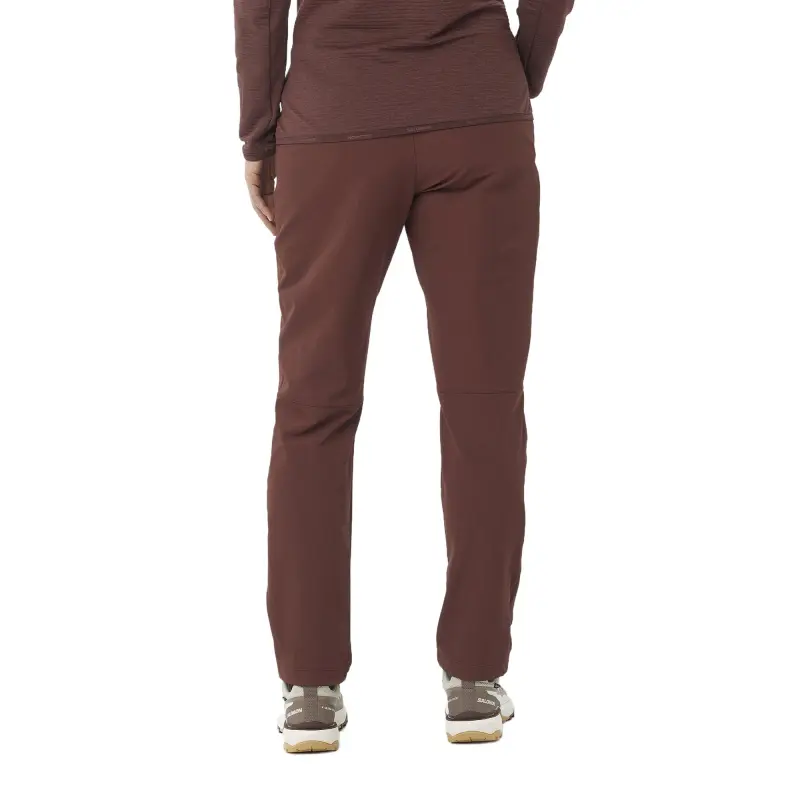 SALOMON WAYFARER Warm Casual Pants Women's Brown-1