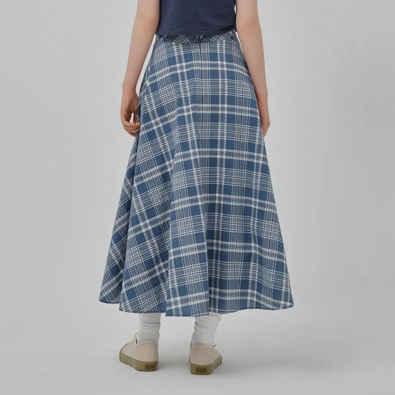 Teenie Weenie Casual Long Skirt Women's Blue-6
