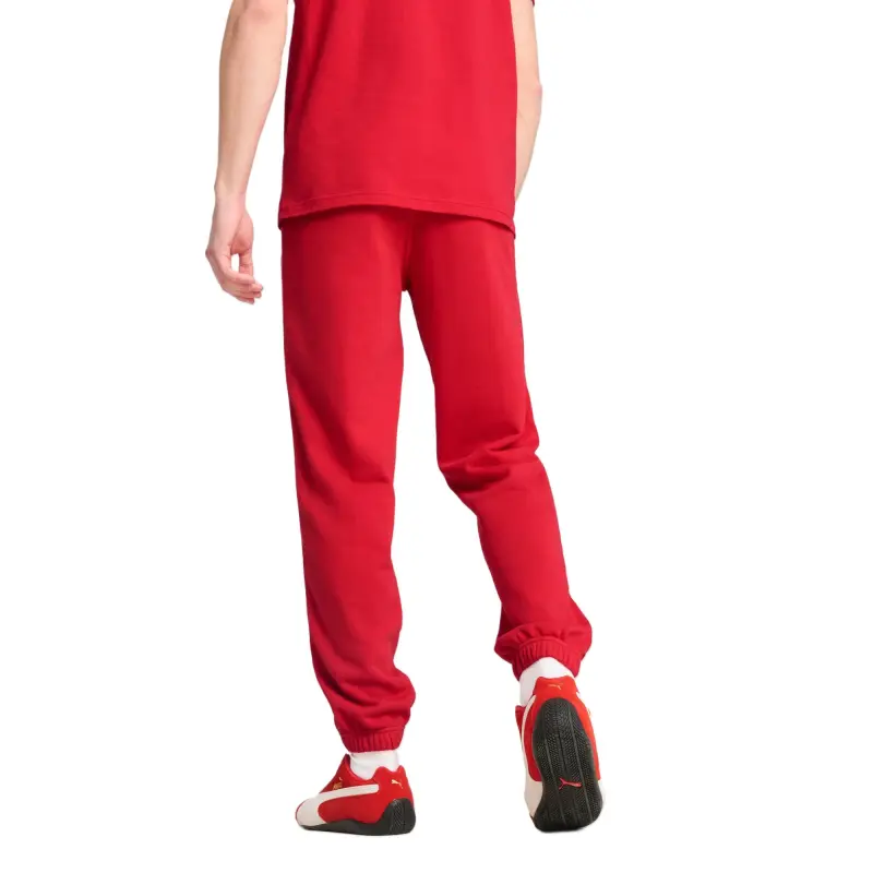 PUMA Scuderia Ferrari Knitted Sweatpants Men's Red-3