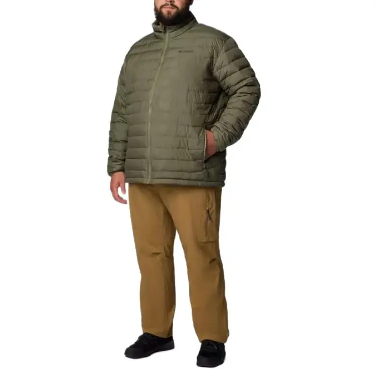 Columbia Powder Lite 2Omni-Heat Omni-Shield Thermarator Jackets Coats Men's Stone Green-4