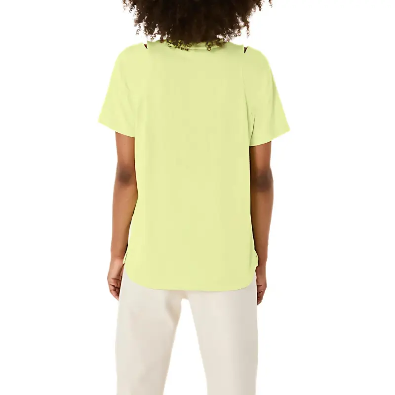 Asics T Shirts Women's Yellow-1