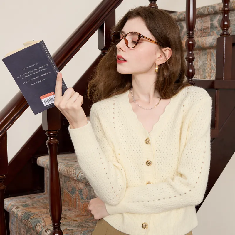 3COLOUR Knitwear Women's Cream-6