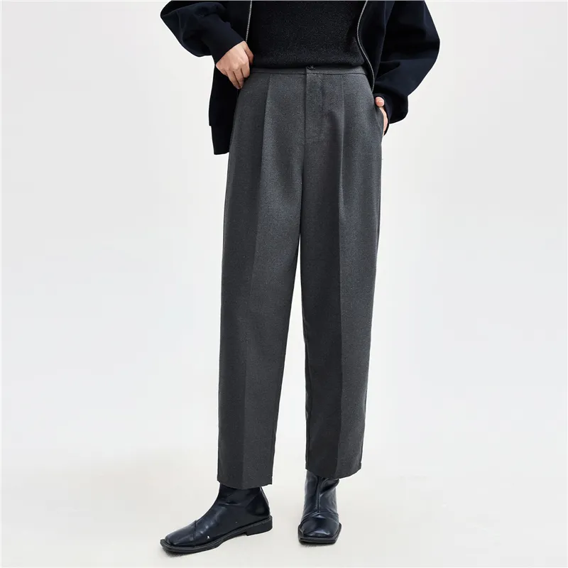 UNIQLO Suit Trouser Women's Heather Gray-3