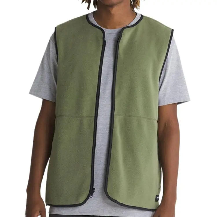 Vans Vests Men Olive Green-1