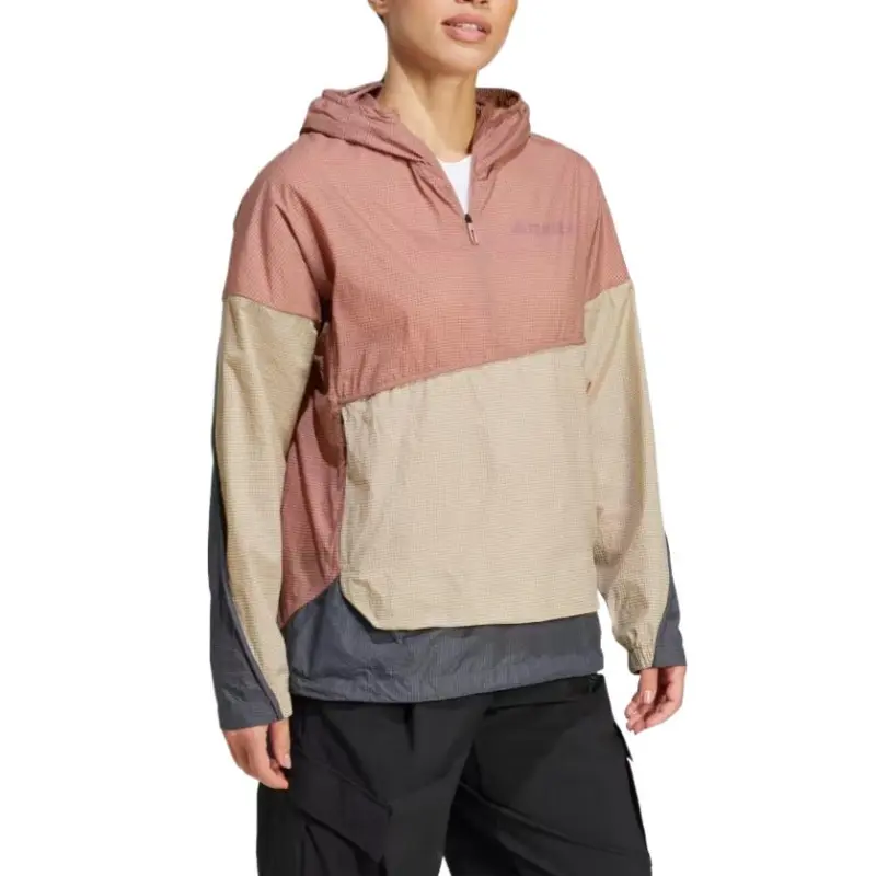 Adidas TerrexXPLORIC Wind Anorak Jacket Women's Khaki-2