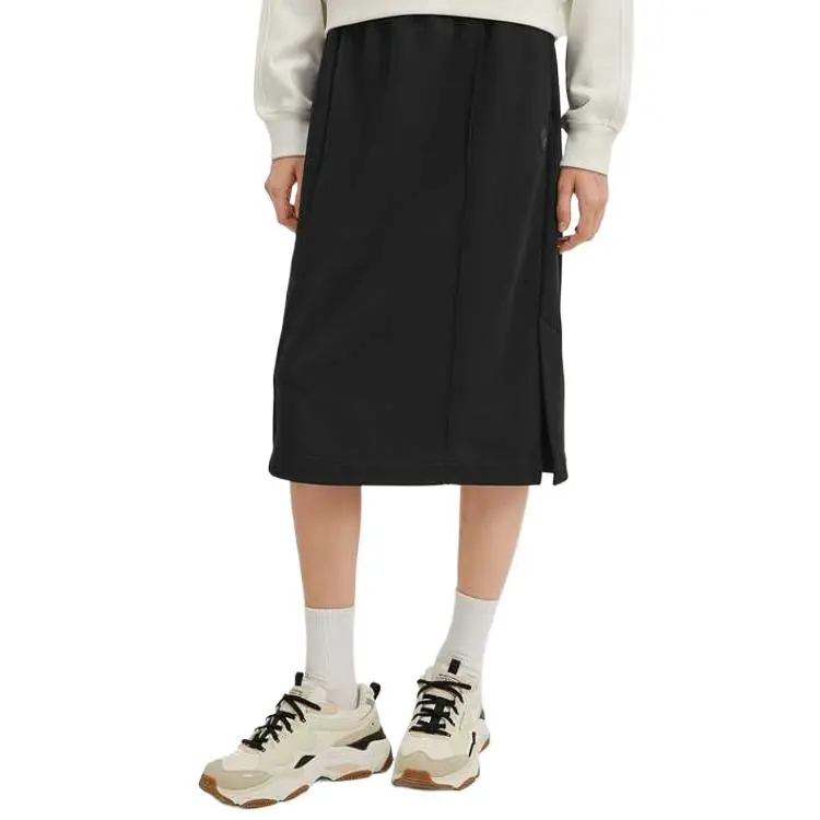 Skechers Yazhuan Series Casual Short Skirts Women's Carbon Black-1