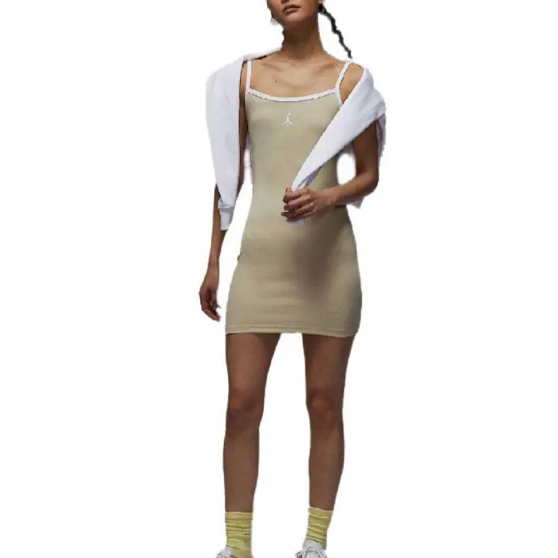 Jordan Slip Dress Women's Rattan Yellow-2