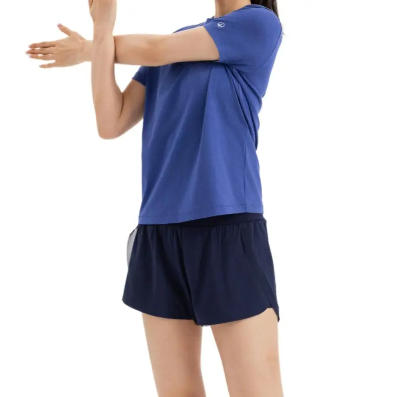 DECATHLON Regular T Shirt Women's Gray Slate Blue-4