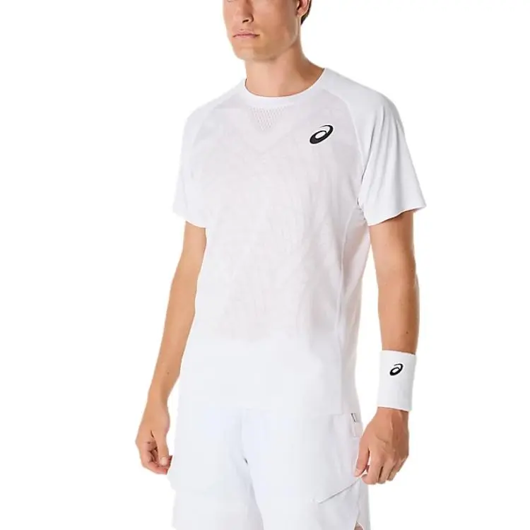 Asics MATCH ACTIBREEZE T Shirt Men's White-2