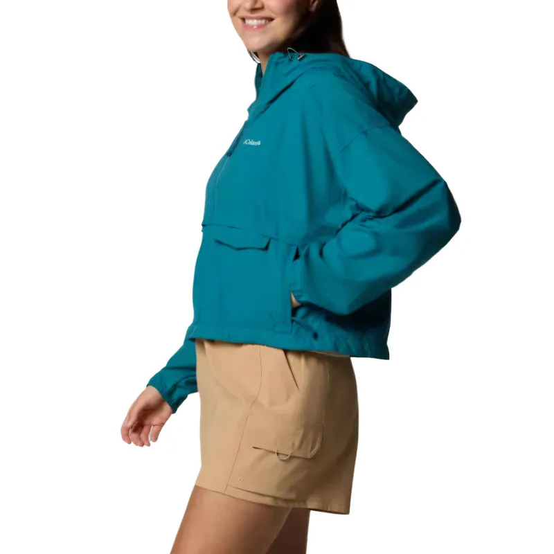 Columbia Trench Coats Women's Turquoise-2