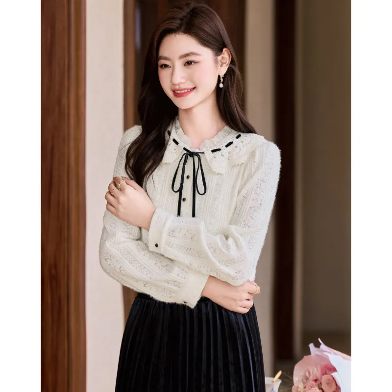 Like The Age Of Water Winter Sweatshirt Regular Women's Apricot-4