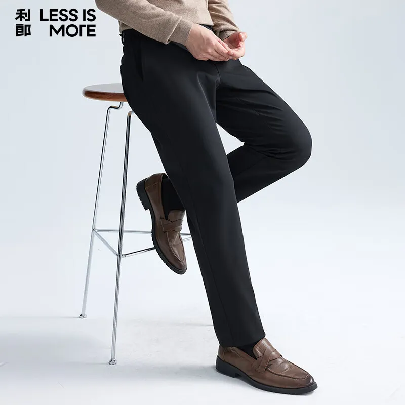 LESS IS MORE Casual Pants Men's Black-5