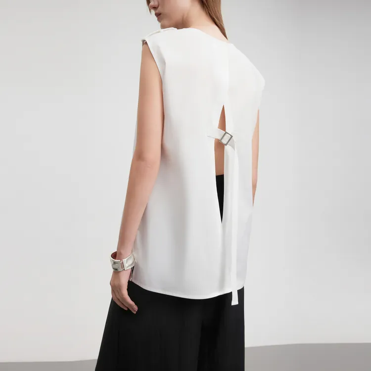 ELLE Shirts Women's White-5