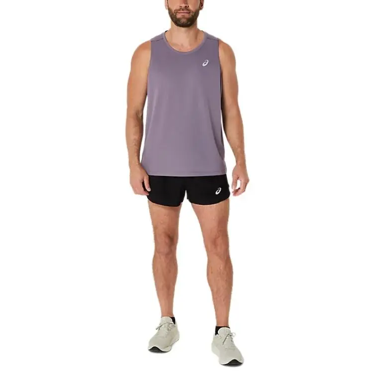 Asics SILVER Tank Tops Men's Lavender Gray-3