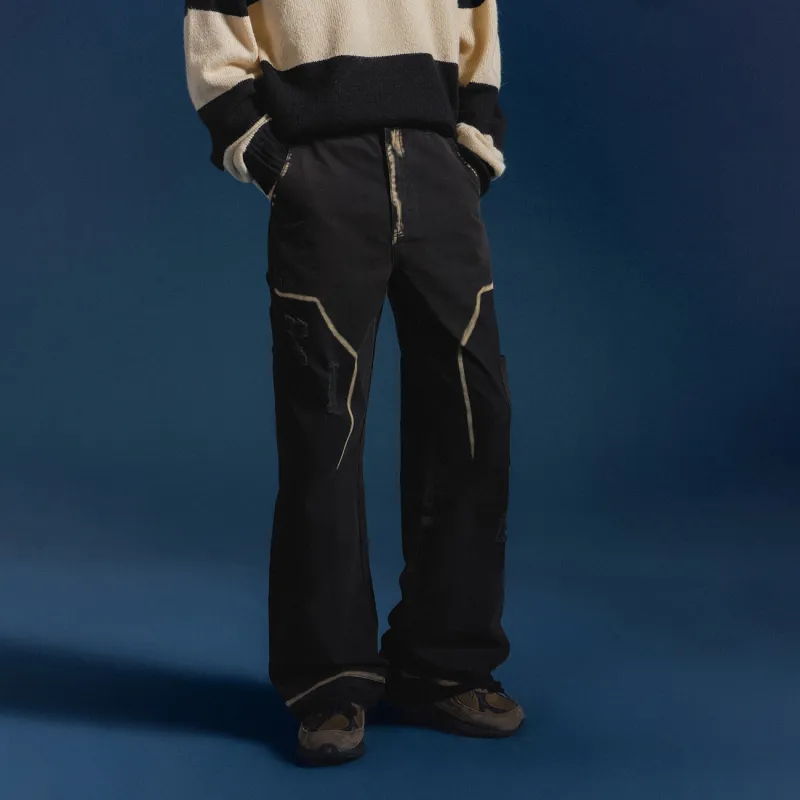 NO ONE ELSE Casual Pants Unisex-1