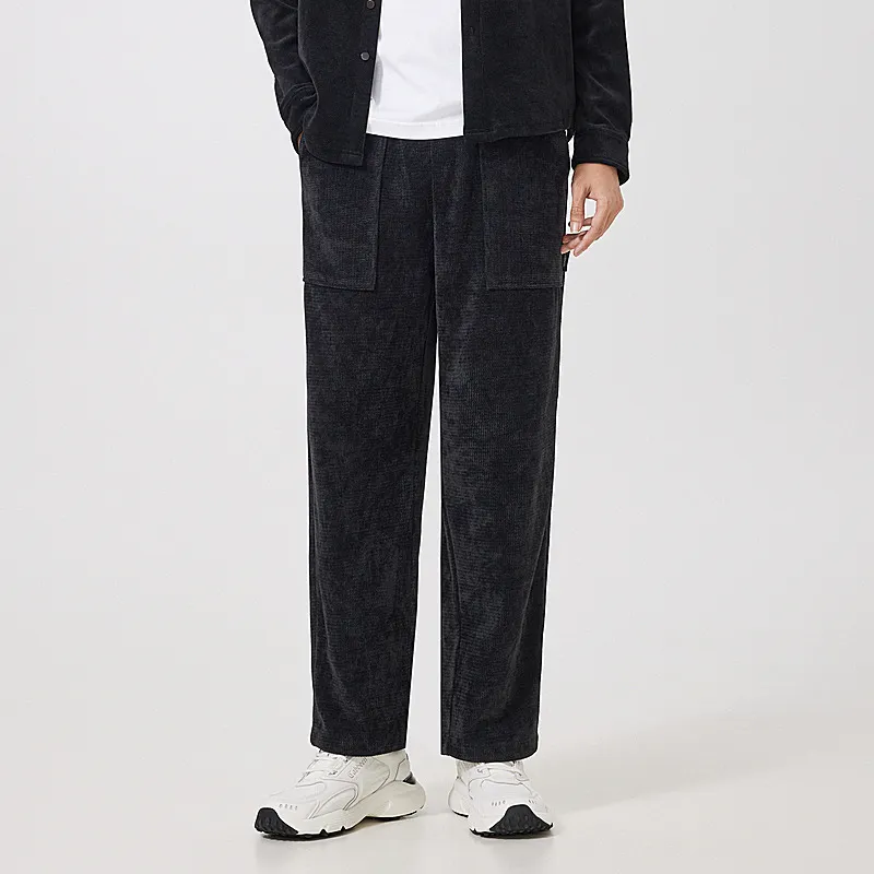 Cabbeen Knitted Sports Pants Men's-7
