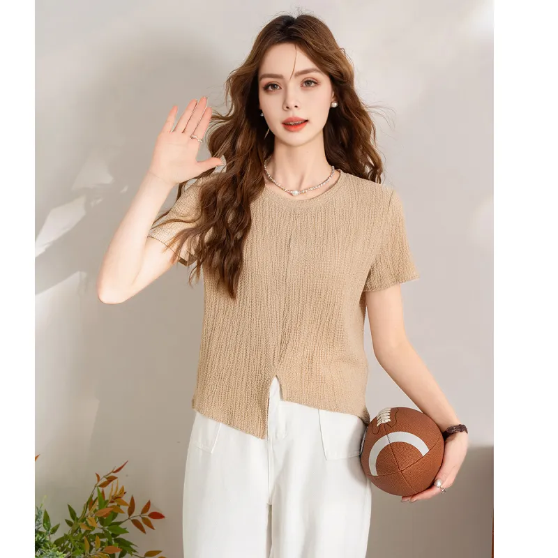 FAWENXIANGZI Regular T Shirt Women's-2