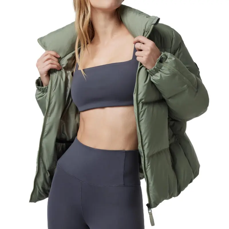 Vuori SS25 Down Jacket Women's Green/Laurel-3