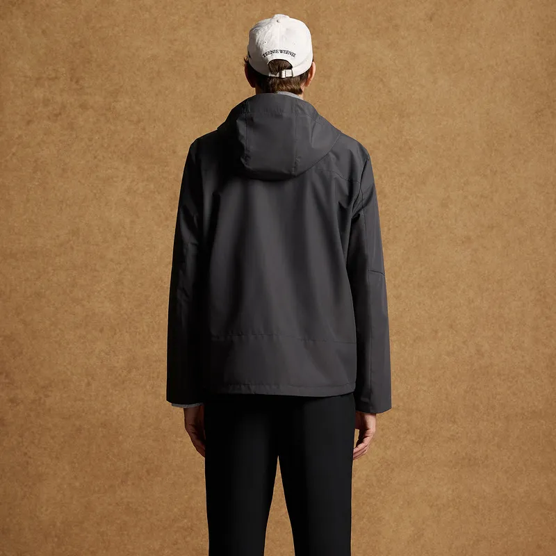 Teenie Weenie Men Camping Jackets Coats Unisex Coal Gray-2