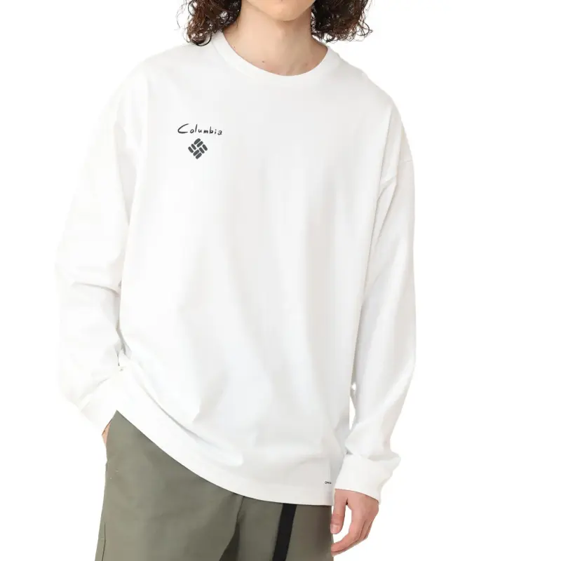 Columbia x Jonas Claesson Lake To Avenue Omni Wick T Shirt Unisex Sea Salt Tent Print-2