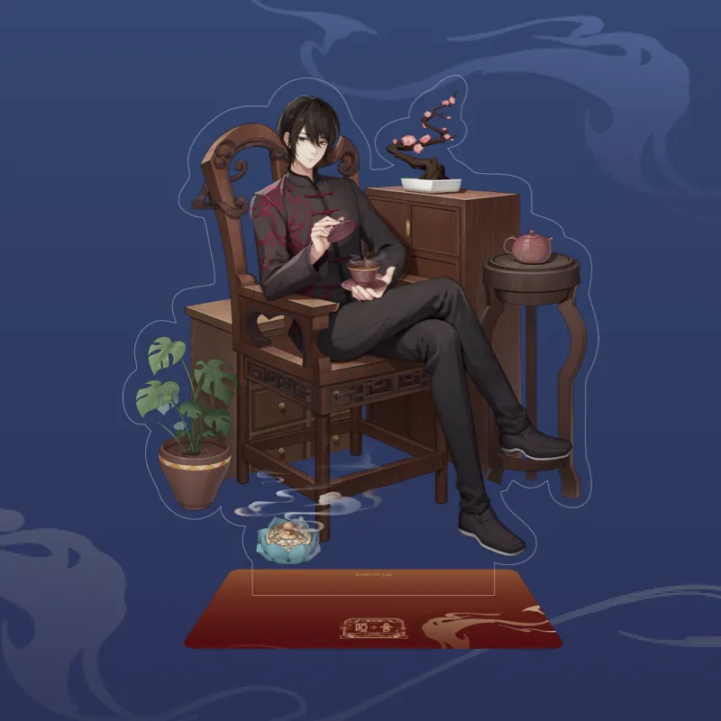TENGXUNSHIPINCAOCHANGDI Dumb House Collectible Standee/Laser Ticket Acrylic Stands-1