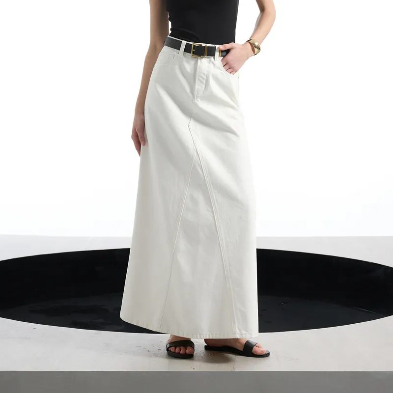 3COLOUR Casual Long Skirt Women's-2