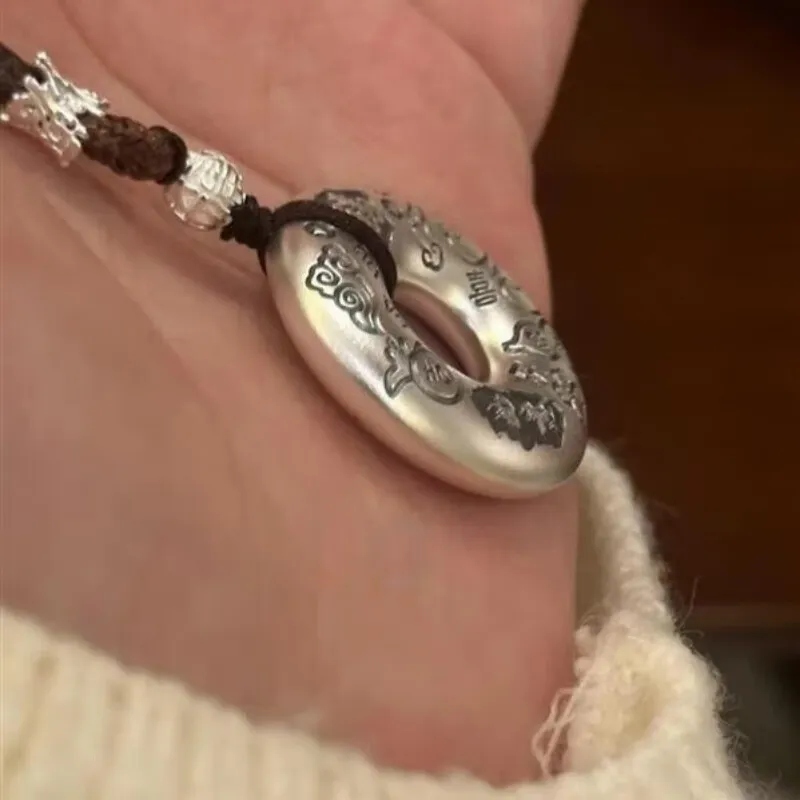 FUYUFU 999 Fine Silver Necklaces Unisex-3