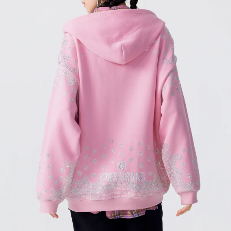TCH Cropped Coats Unisex Pink-5