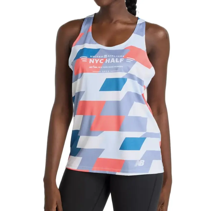 New Balance United Airlines NYC Sport Vests Women's Blue White-1