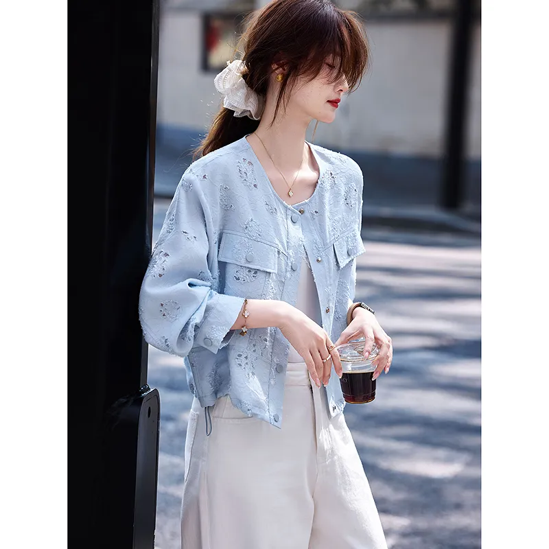 A Paradise For Awakening Cropped Coat Women's-5
