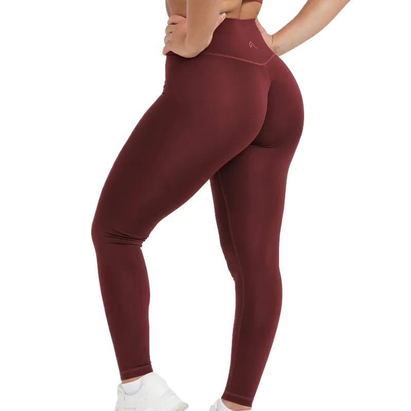 ONER ACTIVE Yoga Pants Women's Burgundy-1