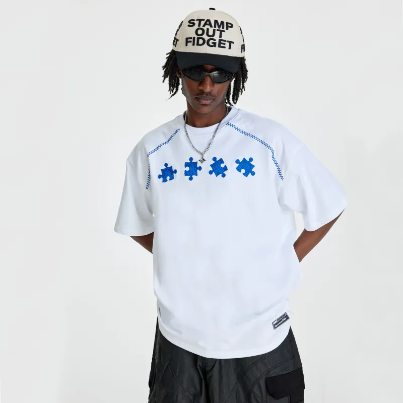 RUIZENLUO T Shirts Unisex White-3