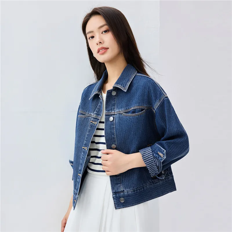 UNIQLO Denim Jackets Women's-5