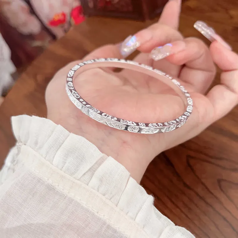 FUYUFU S999 Fine Silver Sterling Silver Bracelets Women's-1