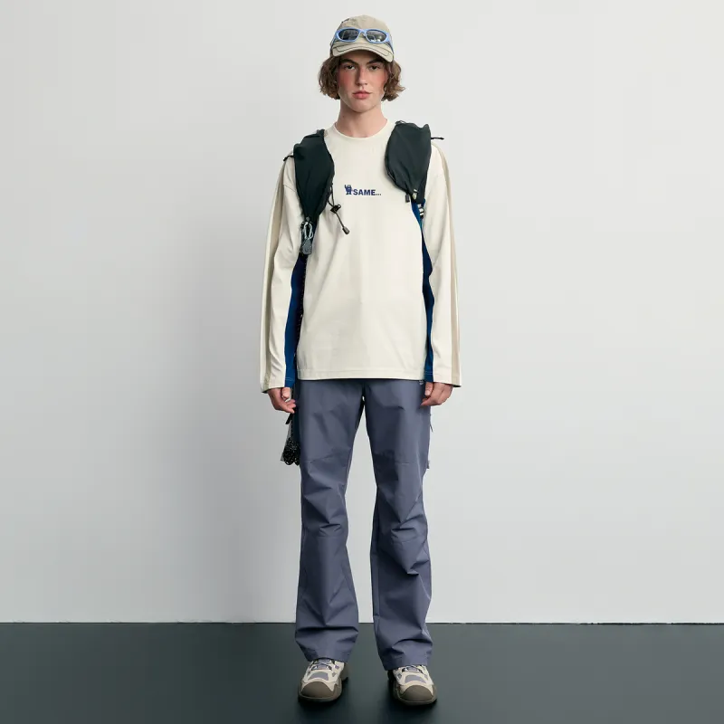 MYSAMESAME T-Shirt Unisex Beige Glaze Gray-2