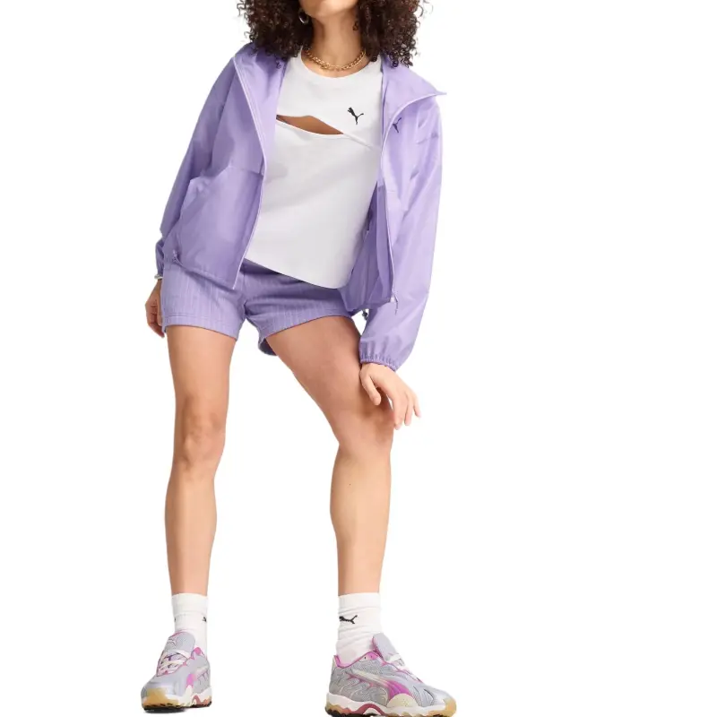 PUMA ESS Trench Coat Women's Lavender-4