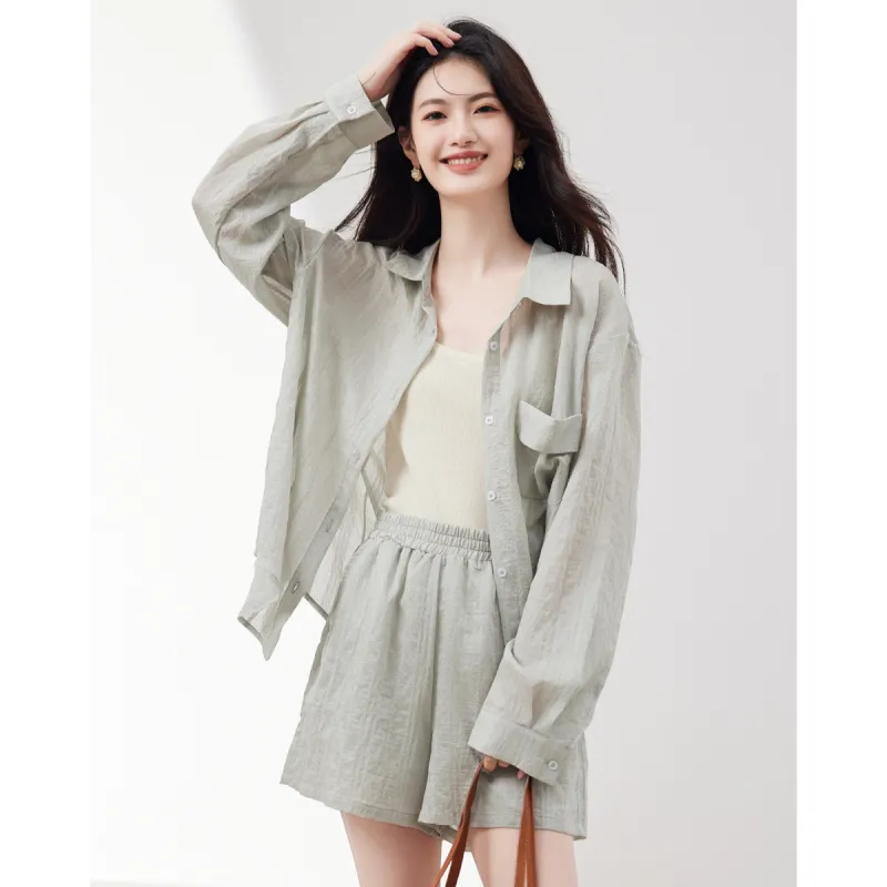 XINFEIYU Shirt Matching Set Women's-4