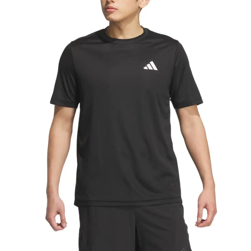 Adidas D2M PLAIN T-Shirt Men's Black-1