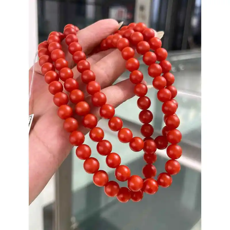 COUMILA South Red Agate Fine Jade Bracelets Unisex Brand New-3
