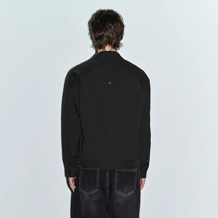 URBAN REVIVO Jackets Men Jet Black-2