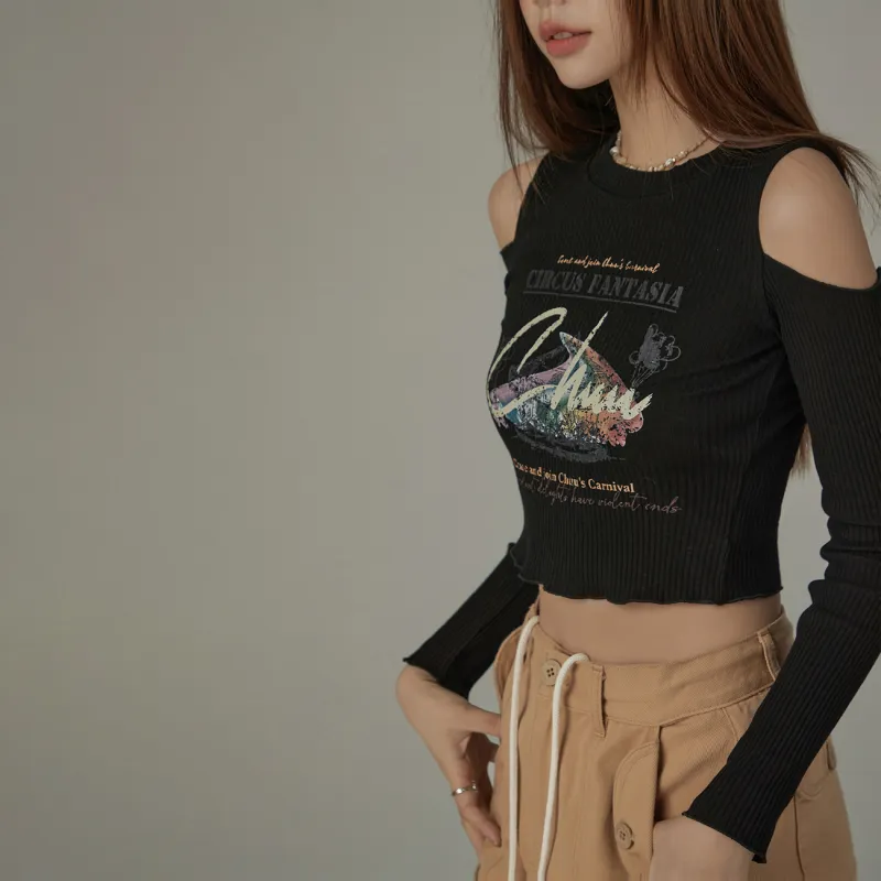 CHUU Fantasy Series Crop Tops Women's-2