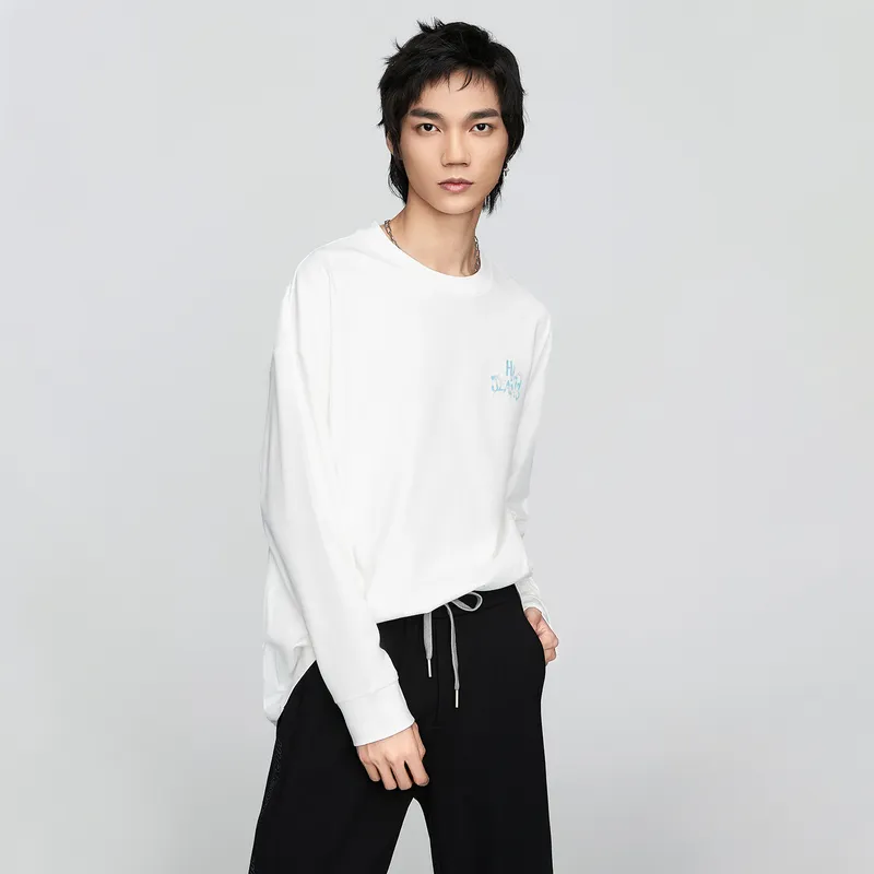HLA JEANS T Shirts Unisex Ecru-2