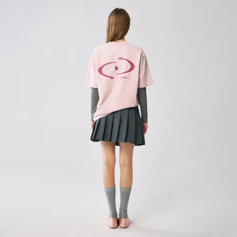 MYSAMESAME T Shirts Unisex Peach Pink-3