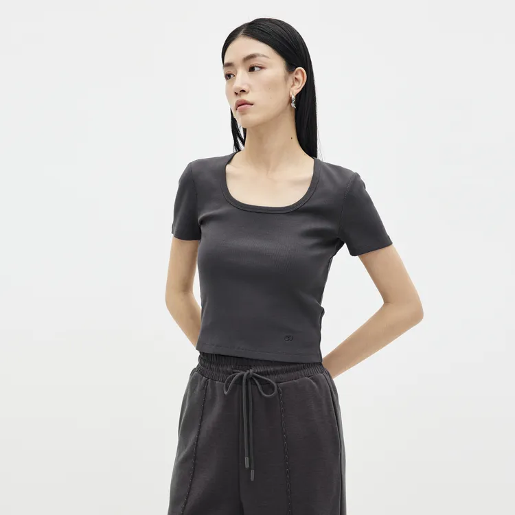 SHUIYUNJIAN Summer Comfortable Minimalist Style Dopamine Dressing Knitwear Women's-9