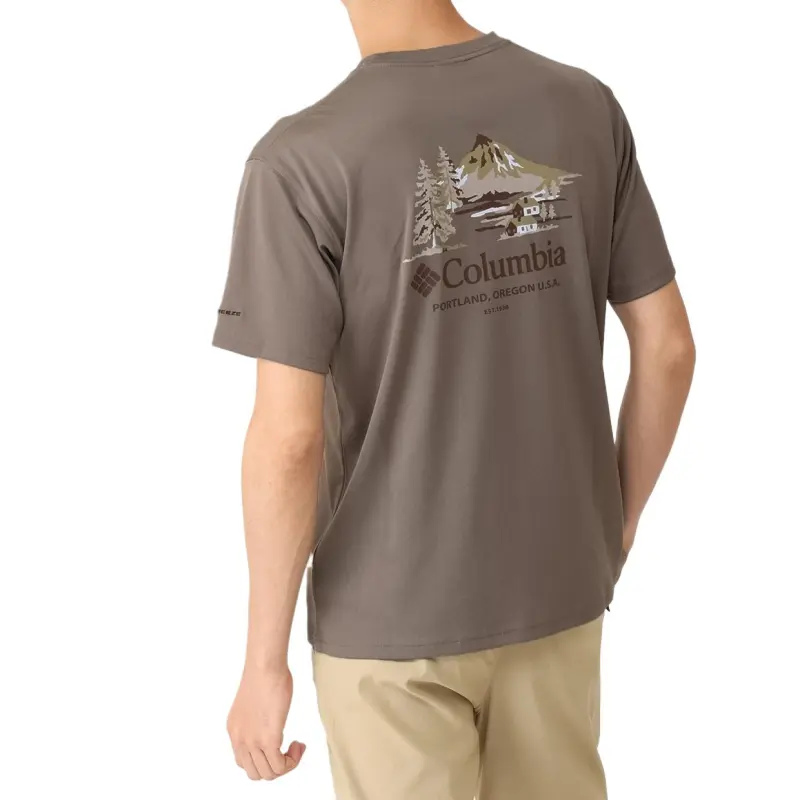 Columbia Lake Arrowhead T Shirt Men's Mountain Range-3